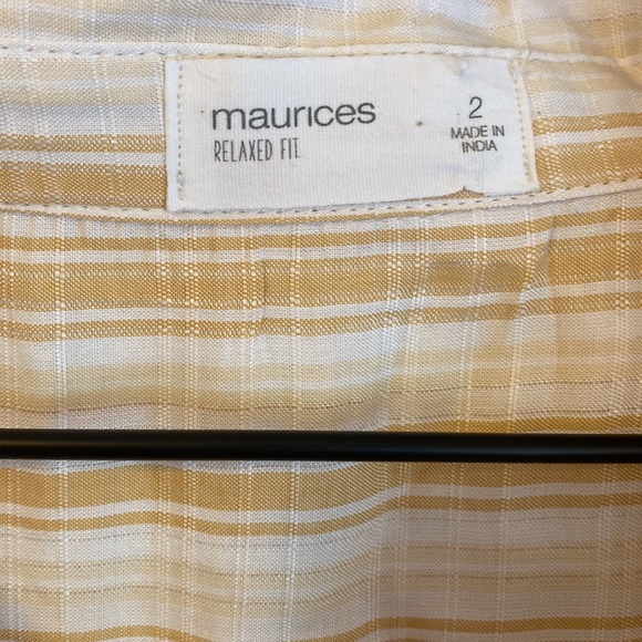 NWOT Maurices striped button down - Picture 7 of 7
